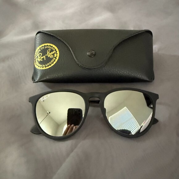 Ray-Ban Accessories - Ray-Ban Erika Polarized Sirver Mirror RB4171
